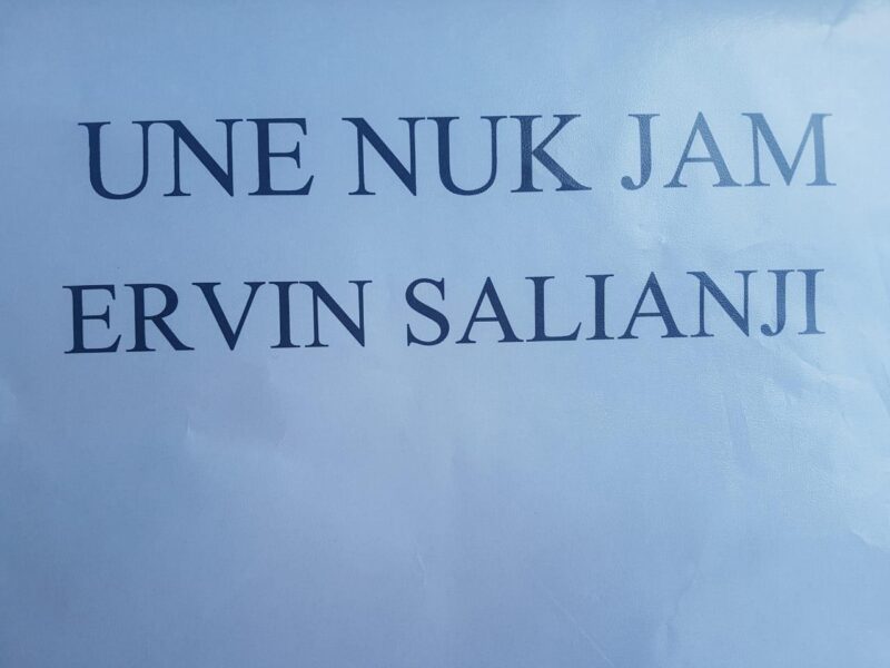“Unë nuk jam Ervin Salianji”, ironia e deputetit