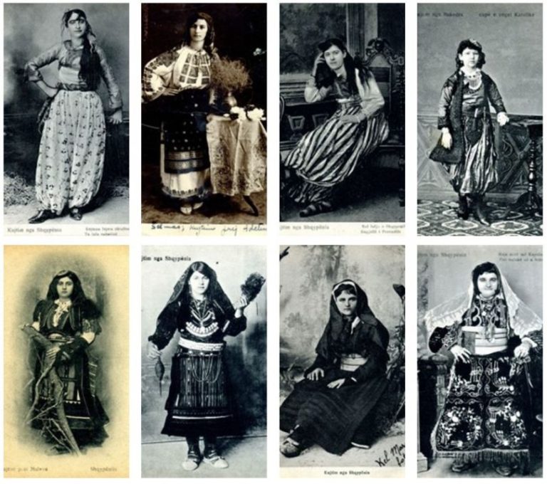 Veshjet popullore shqiptare në kartolinat e hershme /Foto