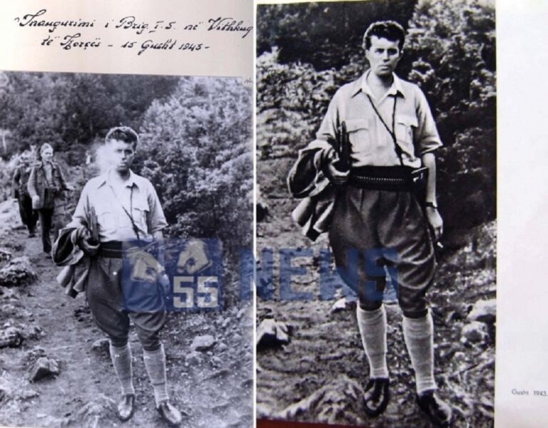 Ja si i manipulonte fotot diktatori Enver Hoxha ! Bëni krahasimin e kësaj foto të viti 1943!