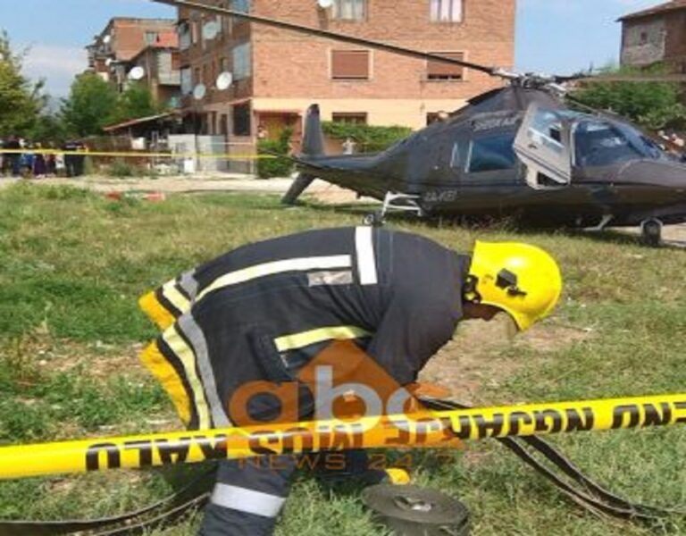 Rrëzohet helikopteri në Korçë. Do përdorej për dasëm.
