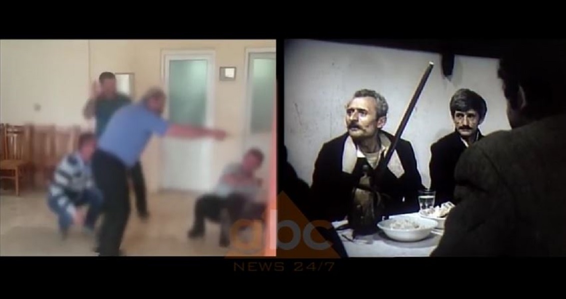 Shefi i rendit në Delvinë lë nam, godet me shkop vartësit ndërsa ia merr valles (video)
