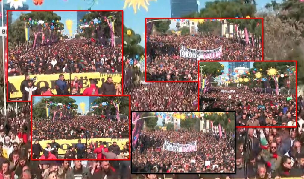 Prot estuesit nisen drejt drejtorisë së pol icisë: ‘S’keni mjaftueshëm pr anga për ne, li roni shokët tanë’