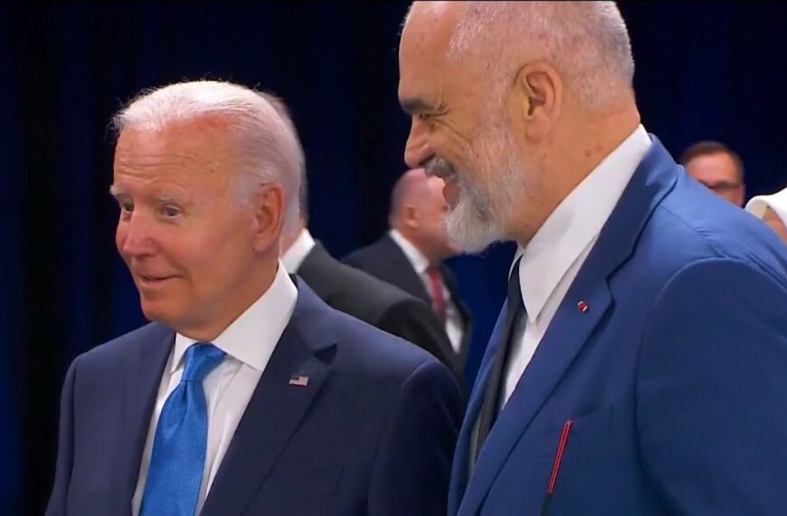 Kryeministri Rama takon presidentin amerikan Biden në samitin e NATO-s në Madrid