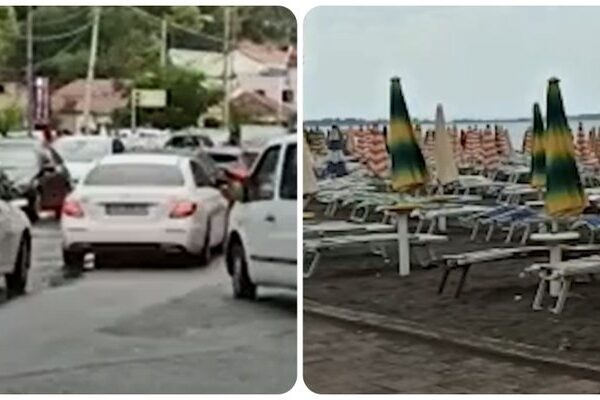 Reshje të dendura shiu pu shtojnë qytetin Shqiptar