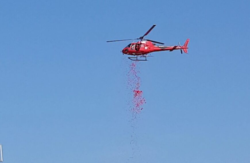 Makina del ‘jashtë loje’, nuset po i marrin me helikopter/ ‘Fieri një nivel tjetër’ (foto)