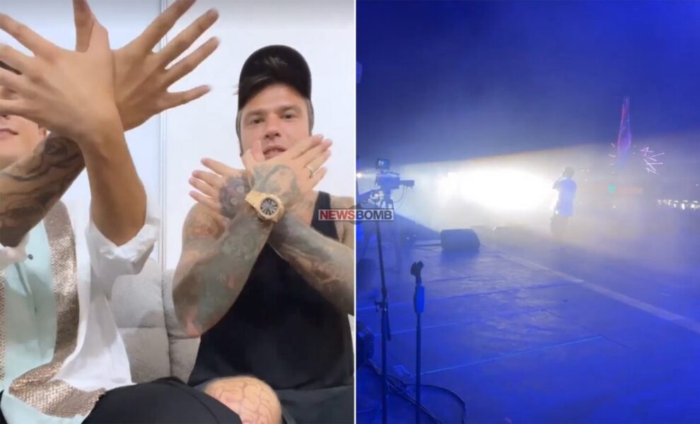 Ylli italian Fedez përshëndet shqip nga Tirana, bën shqiponjën me duar: ‘O vëlla jemi shok’