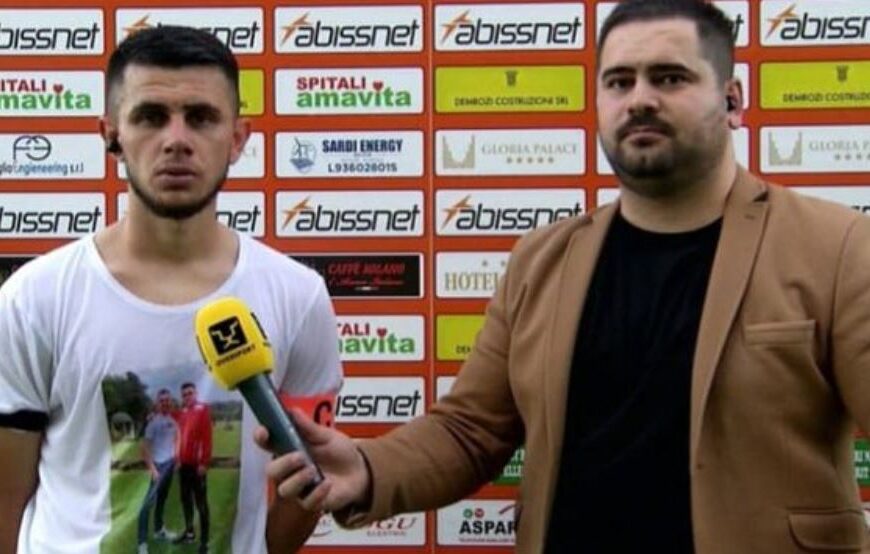 Vëllai iu do gj në shtëpi b ari në Angli, Flamur Ruçi shënon super-gol: ‘Ja dedikoj Mariglenit’