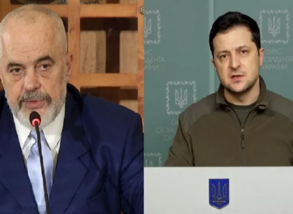 Bisedë mes Ramës dhe Zelenskyt, Shqipëria ndihma humanitare dhe usht arake në Ukrainë!