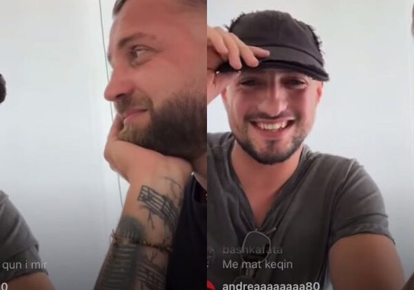 Luizi dhe Kristi surprizojnë fansat dhe hyjnë ‘live’ bashkë në Instagram, ‘zihen’ për Zhaklinën dhe Arbërin
