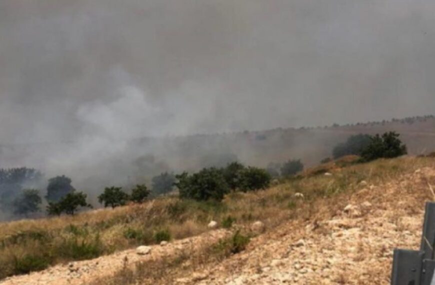 Zjarr midis fshatit Radhimë dhe Tragjas