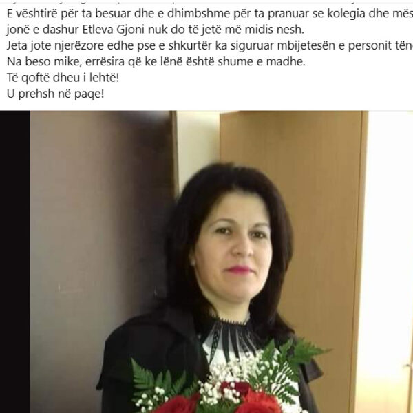 Lajm i hidhur! Mësuesja ndërron jetë duke shkuar në shkollë!Nxënësit prekin me dedikimin..!