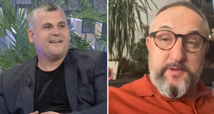 Kështu nuk i keni parë ndonjëherë! Saimir Kodra surprizon Gentian Zenelajn me gjestin emocionues: Je nona