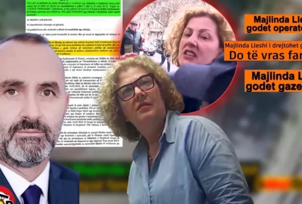 ‘O ndyrësirë, do të të vras fare’, 1 vit burg për noteren Lleshi që goditi gazetarin dhe operatorin e ‘Stop’